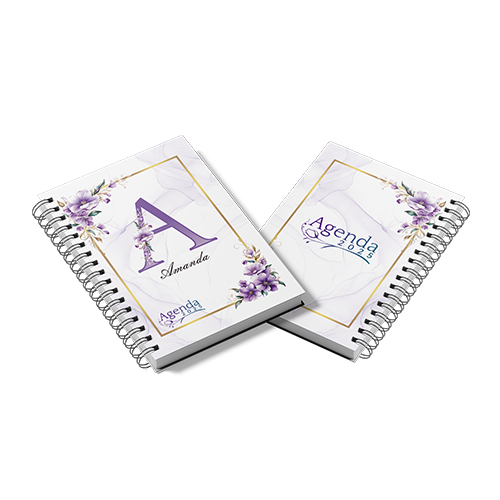 Agenda-Capa-e-Miolo-PERSONALIZADOS-Lombada-ou-Wire-O--Floral-04-15.5-x-21.5-Frente-colorida-(4x0)-Couche-150g-(Brilho)